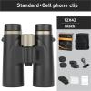 12x42 Binoculars Professional HD Telescope Powerful Long Range BAK4 Prism for Hunting Outdoor Camping(Black) view 2