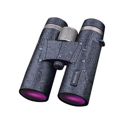 12x42 Professional Binoculars ED Lens BAK4 Prism Waterproof Metal Telescope Outdoor Bird Watching Camping Traveling Hunting(12x42 Black)