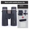 12x42 Professional Binoculars ED Lens BAK4 Prism Waterproof Metal Telescope Outdoor Bird Watching Camping Traveling Hunting(12x42 Black) view 2