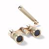 Opera Glasses Binoculars,3X25 Theater Binoculars with Foldable Handle for Adults Kids Women,Small Portable Opera Glasses for Theater and Concert Viewing (Gold with Handle) view 1