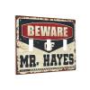 Art Plates Beware Of Mr. Hayes Switch Wallplate Cover Chef Outlet Cover Three Gang Switch Plate Cover view 1