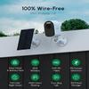 SEBIKAM 4MP Security Cameras Wireless Outdoor, 4 Cam-Kit, Solar Powered Home Security Camera System, 5G & 2.4G WiFi, 2K Color Night Vision, PIR/AI Detection, Real-time Spotlight Alarm, Two-Way Audio view 3