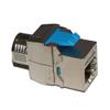 Zinc Alloy Cat 6A/Cat 8 Network Keystone Jack Ethernet Adapter RJ45 Port Toolless (5 Pieces Cat 6A) view 3