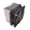 1/2 Heads 50W 100W Aluminium Heatsink Cooling Fan+44mm Lens 60 Degree 90 Degree 120 Degree for 50W 100W 200W Led Chip (1 Head with 120 Len) view 2