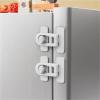 10pcs Cabinet Drawer Lock Refrigerator Door Latch Durable Plastic Baby Safety Lock Multifunction Kids Security Protection Useful(White) view 3