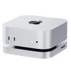 BEELINK EX Mate Mini-B for Mac mini M4 Dock,80Gbps Aluminum Alloy Stand with M.2 PCle SSD Solt (up to 8TB), USB-C*1USB-A 3.0 * 22.5G LAN*1SD4.0 * 1Type-C(PD3.0)*1, Audio Jack view 1