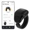 Zikr Smart Ring,Adjustable Ring Finger Counter, Tasbeeh Counters, Prayer Direction Indicator Guide,5 Azan Alarm Clock, APP Support Eid al-Fitr Eid al-Adha Ramadan Gift for Muslims (Black-18mm&20mm) view 1
