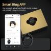 Zikr Smart Ring,Adjustable Ring Finger Counter, Tasbeeh Counters, Prayer Direction Indicator Guide,5 Azan Alarm Clock, APP Support Eid al-Fitr Eid al-Adha Ramadan Gift for Muslims (Black-18mm&20mm) view 2