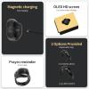 Zikr Smart Ring,Adjustable Ring Finger Counter, Tasbeeh Counters, Prayer Direction Indicator Guide,5 Azan Alarm Clock, APP Support Eid al-Fitr Eid al-Adha Ramadan Gift for Muslims (Black-18mm&20mm) view 3