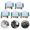 PIR Infrared Sensor Pyroelectric IR Motion Detector Module Sensitive Stable Accurate Low Consumption for Alarm System Automatic Lighting DC4.5 20V 5Pcs Green White view 3
