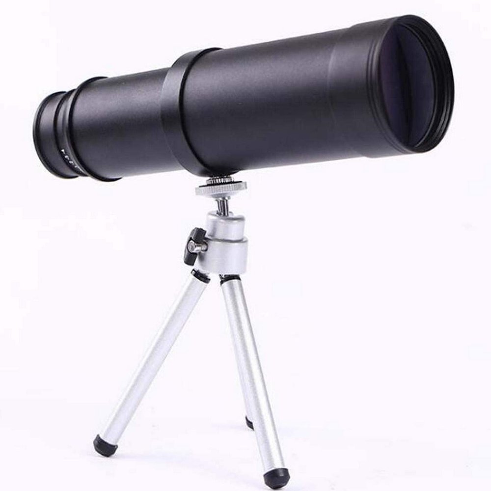10x30 Lightweight Monoculars, High Transmittance50MM Big Eyepiece Telescope with Tripod, Metal Body
