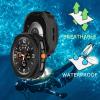 2 Pack for Samsung Galaxy Watch 8 Classic 46mm Screen Protector Case Accessories, Armour Rugged Bumper Cover for Galaxy Watch 8 Classic, Hard Bumper Case for Men Women (White+Black+Midnight) view 3
