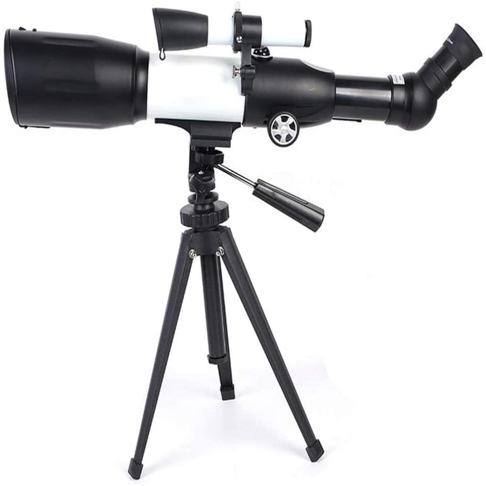 Refractive Astronomical Telescope, HD Landscape Astronomy Space Finder Telescope with Tripod for 360 Adjustment Get