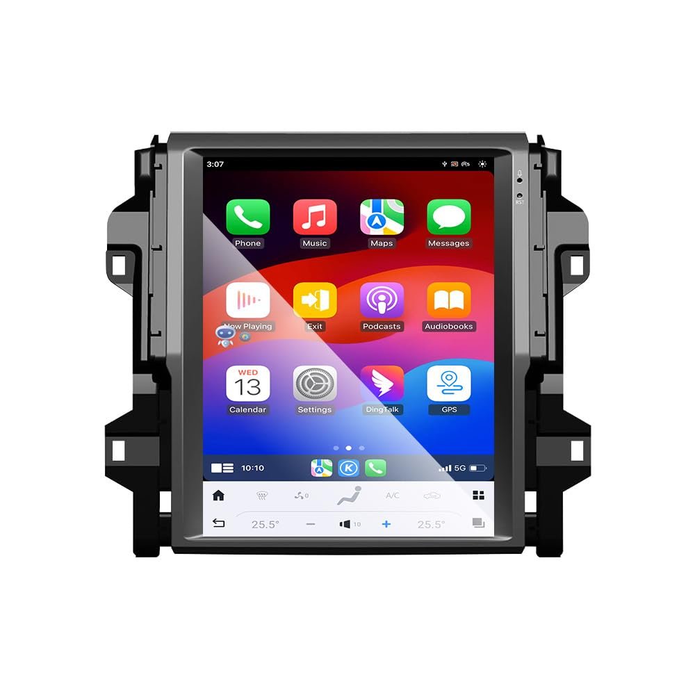 Lizpofly 12.1 Inch 8+256GB Android 13 Car Radio for Toyota Fortuner 2016-2022 Head Unit Wirless Carplay GPS Navigation Screen Upgrade Multimedia Player Android Auto