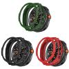 2 Pack for Samsung Galaxy Watch 8 Classic 46mm Screen Protector Case Accessories, Armour Rugged Bumper Cover for Galaxy Watch 8 Classic, Hard Bumper Case for Men Women (Green+Black+red) view 1