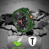 2 Pack for Samsung Galaxy Watch 8 Classic 46mm Screen Protector Case Accessories, Armour Rugged Bumper Cover for Galaxy Watch 8 Classic, Hard Bumper Case for Men Women (Green+Black+red) view 2