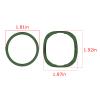2 Pack for Samsung Galaxy Watch 8 Classic 46mm Screen Protector Case Accessories, Armour Rugged Bumper Cover for Galaxy Watch 8 Classic, Hard Bumper Case for Men Women (Green+Black+red) view 4