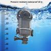 LICHIFIT 40M/131FT Waterproof Case for Insta360 X5 Panoramic Camera Dive Case Underwater Protective Housing Cover Diving Shell Cage with Expansion Interfaces and 1/4 Screw Port Adapter view 3