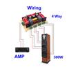shncuonp 1PCS 4 Way 300W Speaker Frequency Divider Home Theater HiFi Stereo 4Unit Circuit Stereo Audio Crossover Filters 500349787 view 3