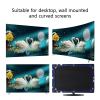 ZDOYUN Dust-Proof TV Cover Indoor Television, Fabric Polyester Protector Cover TV Enclosure, Various LCD Led Dustproof TV Dust Cover TV Protection(47-50 inch,Swan-B) view 4