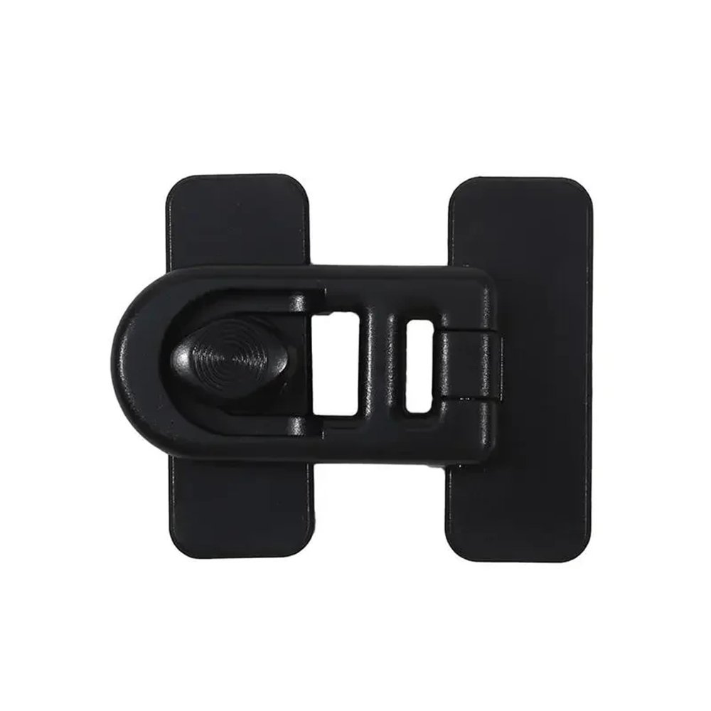 10pcs Cabinet Drawer Lock Refrigerator Door Latch Durable Plastic Baby Safety Lock Multifunction Kids Security Protection Useful(Black)