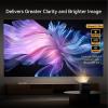 [Google TV/ 1200 ANSI/ HDR 10] Wanbo Mozart 1 Pro 4K Smart Projector with WiFi and Bluetooth. Outdoor & Home Movie Proyector, 20W Speakers, 1080P Auto Focus & Keystone, (2025) view 3