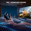 MZEIBO Sound Bar, 50W Soundbar for Smart TV Bluetooth 5.3 Speaker 17Inch with ARC/Optical/AUX Connection Surround for Home Theater Audio TV/PC/Gaming/Projectors view 4