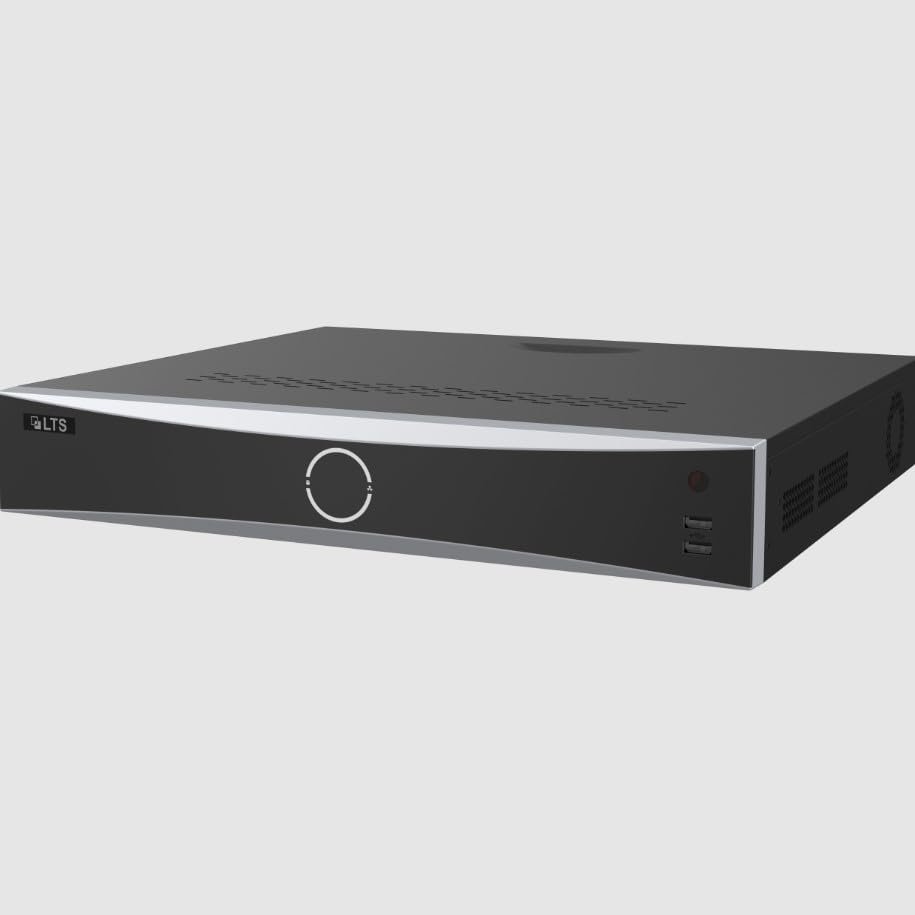 LTN8916D-P16N Platinum 16-Channel NVR with 16 PoE Ports, 256Mbps Throughput, Up to 32MP Recording, 4 x SATA (16TB Each), H.265+ Compression, AI Analytics, Facial Recognition, and Direct Search
