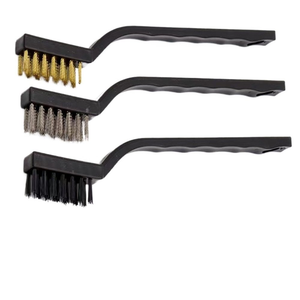 3 In1 IC Phone Repair Cleaning Brush Phone Repair Motherboard Anti-Static Steel Brush Fine Soft Brush Clean
