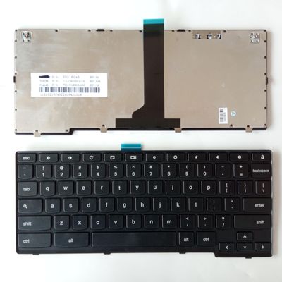 Eobruweo Laptop Replacement Keyboard US for Lenovo Ideapad N20P Chromebook N20 N20P No TrackPoint,No Backlit