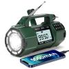 Rckskaya Solar Hand Crank Emergency Radio,Weather Alert Radio NOAA/FM/AM/SW view 1