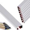 HDYZJQ Open Slot Cable Management Kit/Cable Raceway, 3ft Long Extension Cord Concealer Wire Channel for Bedroom Office, Easy Install Adhesive Mount Cord Hider(10 Pack,30x15 mm (1.2x0.6 in)) view 1