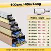 HDYZJQ Open Slot Cable Management Kit/Cable Raceway, 3ft Long Extension Cord Concealer Wire Channel for Bedroom Office, Easy Install Adhesive Mount Cord Hider(10 Pack,30x15 mm (1.2x0.6 in)) view 3