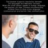 Sanpyl AI Smart Glasses, Bluetooth 5.4 Translation Glasses Support 144 Languages, IP65 Rain Proof Touch Control Smart Sunglasses for Music Call Meeting view 4