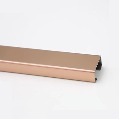HAABGUBEBV Metal Cord Cover,Stainless Steel Management Raceway of Cables,Floor Cable Concealer,Cable Management,Self-Adhesive Wire Cord Hider,Aluminum Alloy Wire Hiders(Rose Gold,0.6 * 0.4in)