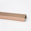 HAABGUBEBV Metal Cord Cover,Stainless Steel Management Raceway of Cables,Floor Cable Concealer,Cable Management,Self-Adhesive Wire Cord Hider,Aluminum Alloy Wire Hiders(Rose Gold,0.6 * 0.4in) view 1