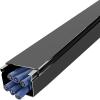 HDYZJQ Square Cable Channels to Hide Wires, Indoor Outdoor Black Silver Cable Raceway On-Wall Cord Cover, Stainless Steel Ethernet Trunking Sleeve(Black,30x20mm-Hold 15 Wire) view 1