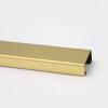HAABGUBEBV Metal Cord Cover,Stainless Steel Management Raceway of Cables,Floor Cable Concealer,Cable Management,Self-Adhesive Wire Cord Hider,Aluminum Alloy Wire Hiders(Gold,1.2 * 0.6in) view 1