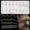 TACWJDM Tactical Airsoft Paintball Headset with Noise Cancellation Detachable Mic for Shooting and Hunting, Ear Defenders(TAN) view 3