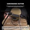 TACWJDM Tactical Airsoft Paintball Headset with Noise Cancellation Detachable Mic for Shooting and Hunting, Ear Defenders(TAN) view 4