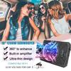 10" 1200W Slim Underseat Powered Car Subwoofer and Amp Package with RGB Beat-Synced Light, Built in Amp Individual Control for Low Pass/Gain/Boost Bass for Truck/SUV/Jeep/MPV view 2