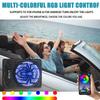 10" 1200W Slim Underseat Powered Car Subwoofer and Amp Package with RGB Beat-Synced Light, Built in Amp Individual Control for Low Pass/Gain/Boost Bass for Truck/SUV/Jeep/MPV view 3