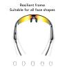 FAUOSWUK Smart Glasses, BT Polarized Sunglasses, Sport Smart Glasses for men with Open Ear Music Speakers, Built in Mic for Running Baseball Cycling view 3