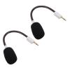 Diyeeni Replacement Microphone for BlackShark V2, V2Pro & V2 SE Gaming Headset, 3.5mm Detachable Microphone Boom, Lossless Sound, Noise Reduction, 2PCS (White) view 1