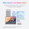 BEELINK EX Mate Mini-A for Mac mini M4 Dock, 80Gbps Aluminum Alloy Stand with Dual M.2 PCle SSD Solts 16TB8TB*2,USB-C*1USB-A 3.0 * 22.5G LAN*1SD4.0 * 1Type-C(PD3.0)*1,Silver view 4