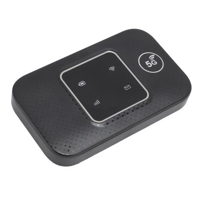 Vikye Portable WiFi Hotspot, 4G 150Mbps LTE 3000mAh Mobile Router with SIM Card Slot, for Travel Supports 10 WiFi Devices USB C Power, Black