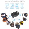 Vikye Portable WiFi Hotspot, 4G 150Mbps LTE 3000mAh Mobile Router with SIM Card Slot, for Travel Supports 10 WiFi Devices USB C Power, Black view 4