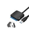 bodateng Cable USB 3.0 to SATA III Hard Drive Adapter Converter for 2.5" 3.5" SSD HDD Hard Drive Disk with Power Adapter(EU Plug) view 1