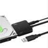 bodateng Cable USB 3.0 to SATA III Hard Drive Adapter Converter for 2.5" 3.5" SSD HDD Hard Drive Disk with Power Adapter(EU Plug) view 4