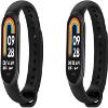 2 Pack Straps Compatible with Xiaomi Smart Band 10 Strap, Sport Waterproof Replacement Watch Band Silicone Replaceable Watch Band for Xiaomi Mi Band 10 Smartwatch, One Size, Silicone, 0 view 1